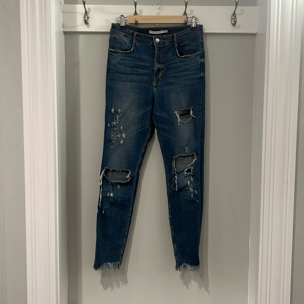 Zara Ripped Skinny Jeans